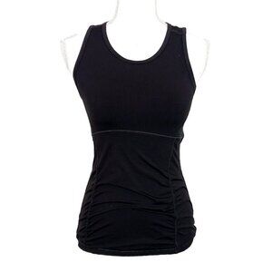 ATHLETA Stealth Sculptek Athletic Tank Top Black Sz S EUC